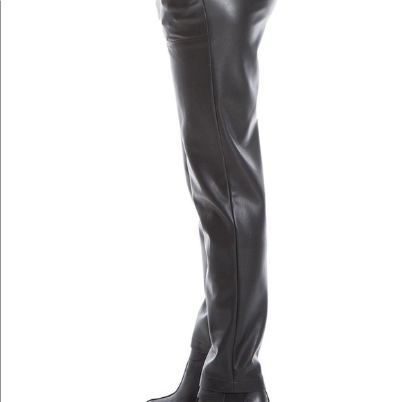 Max Studio Faux Leather Pants - Picture 2 of 7